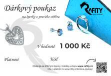 1000Kč  - Tištěný dárkový poukaz