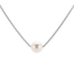 Stříbrný řetízek s ozdobou perly